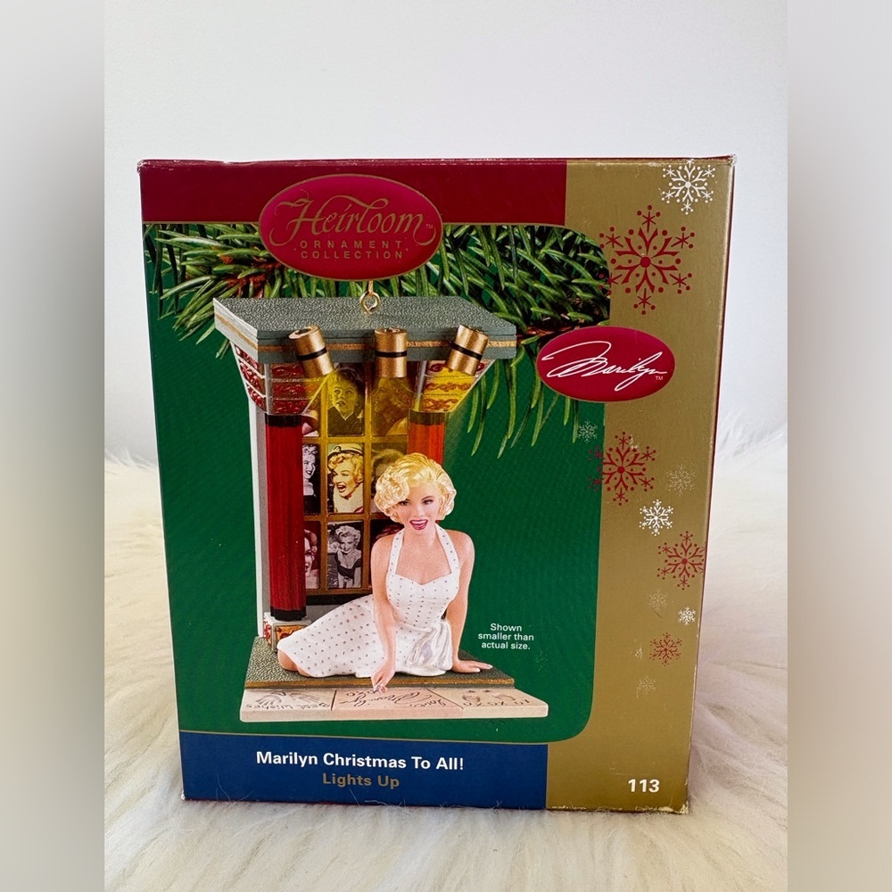 Carlton Cards Heirloom Collection Marilyn Christmas ToAll!